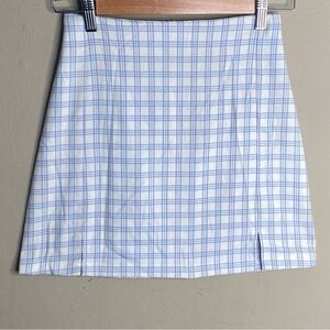 Brandy Melville Cara Women’s Plaid Grid Mini Skirt One Size